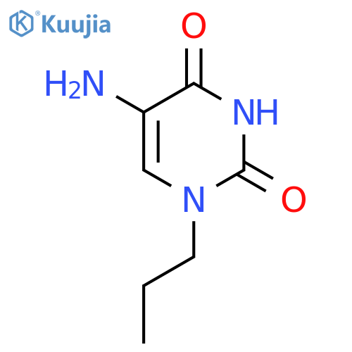 5-Amino-1-propyl-1,2,3,4-tetrahydropyrimidine-2,4-dione structure