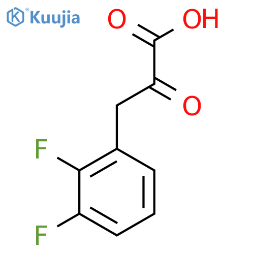 3-(2,3-Difluorophenyl)-2-oxopropanoic acid structure