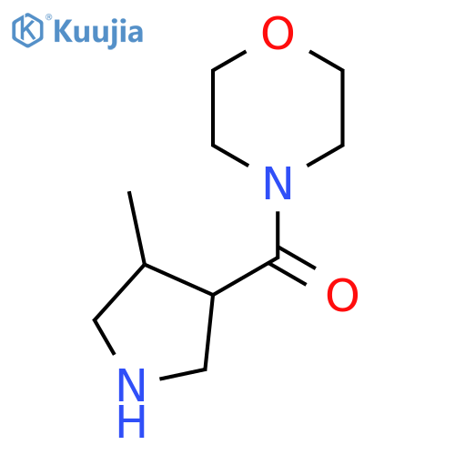 4-(4-Methylpyrrolidine-3-carbonyl)morpholine structure