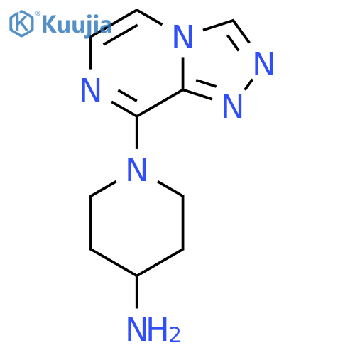 1-([1,2,4]Triazolo[4,3-a]pyrazin-8-yl)piperidin-4-amine structure