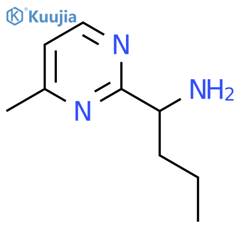 1-(4-Methylpyrimidin-2-yl)butan-1-amine structure