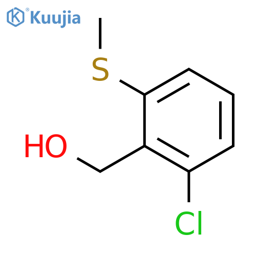 2-Chloro-6-(methylthio)benzenemethanol structure