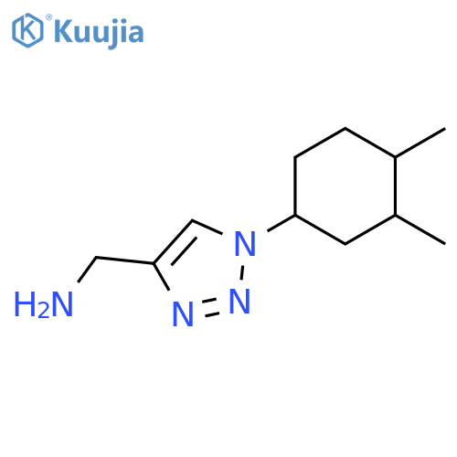 1H-1,2,3-Triazole-4-methanamine, 1-(3,4-dimethylcyclohexyl)- structure