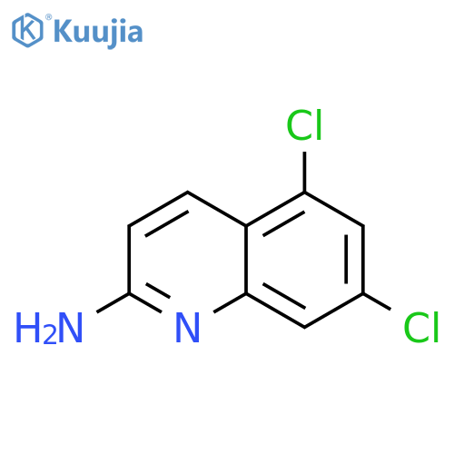5,7-dichloroquinolin-2-amine structure