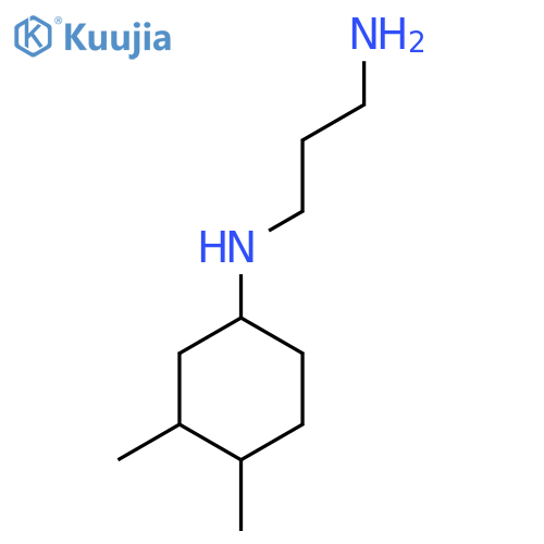 N1-(3,4-dimethylcyclohexyl)propane-1,3-diamine structure