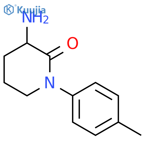 3-amino-1-(4-methylphenyl)piperidin-2-one structure
