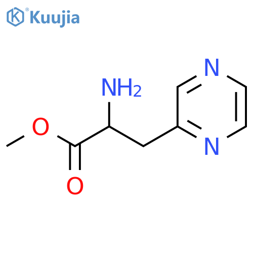 methyl 2-amino-3-(pyrazin-2-yl)propanoate structure