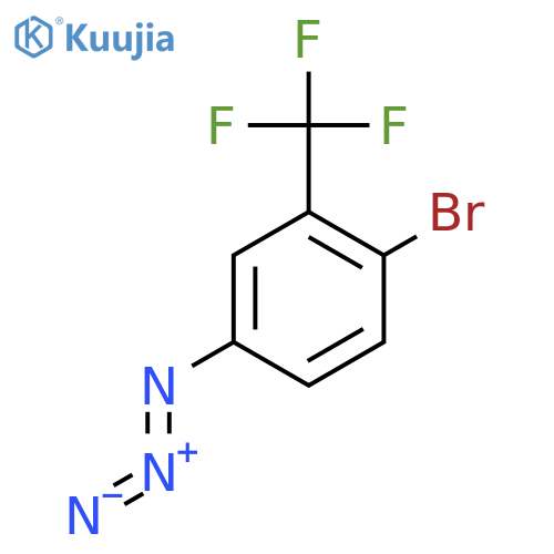 4-azido-1-bromo-2-(trifluoromethyl)benzene structure
