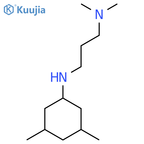N-3-(dimethylamino)propyl-3,5-dimethylcyclohexan-1-amine structure