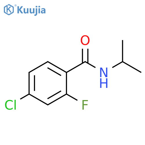 Benzamide, 4-chloro-2-fluoro-N-(1-methylethyl)- structure