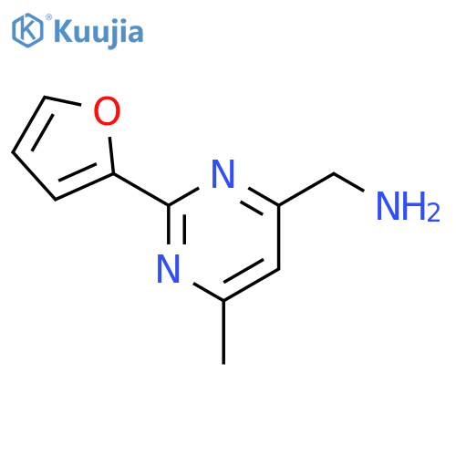 1-2-(Furan-2-yl)-6-methylpyrimidin-4-ylmethanamine structure