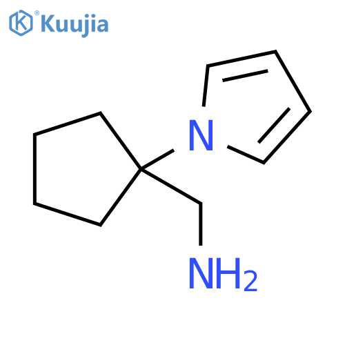 (1-(1H-pyrrol-1-yl)cyclopentyl)methanamine structure