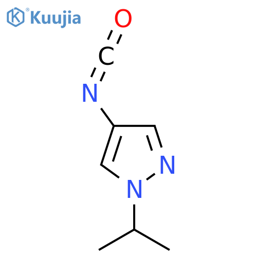 4-isocyanato-1-(propan-2-yl)-1H-pyrazole structure