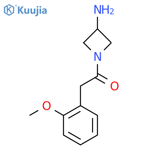 1-(3-Aminoazetidin-1-yl)-2-(2-methoxyphenyl)ethan-1-one structure