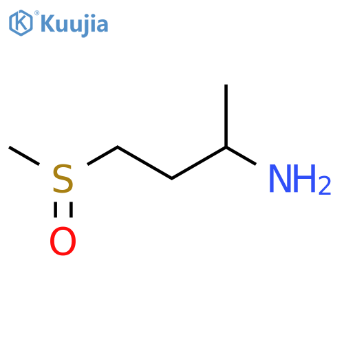 4-Methanesulfinylbutan-2-amine structure