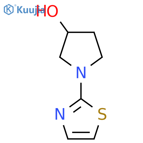 1-(1,3-thiazol-2-yl)pyrrolidin-3-ol structure