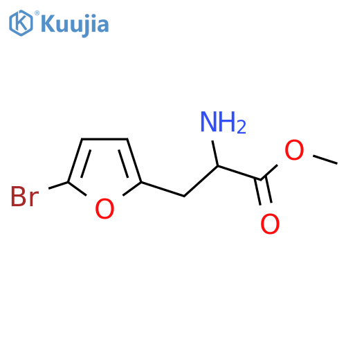 methyl 2-amino-3-(5-bromofuran-2-yl)propanoate structure