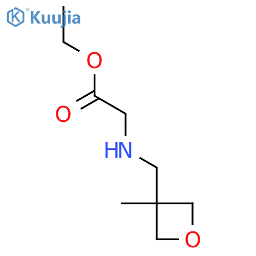ethyl 2-{[(3-methyloxetan-3-yl)methyl]amino}acetate structure