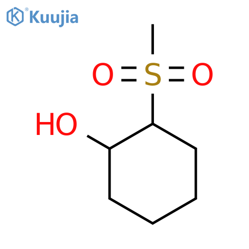 2-Methanesulfonylcyclohexan-1-ol structure