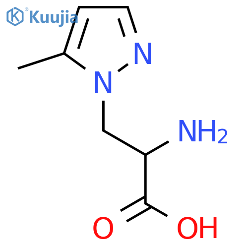 2-Amino-3-(5-methyl-1h-pyrazol-1-yl)propanoic acid structure