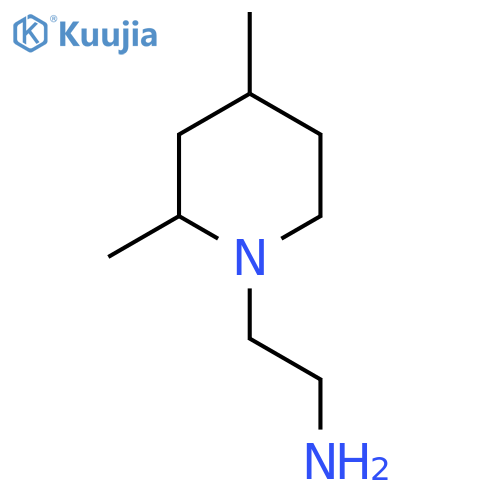 2-(2,4-Dimethylpiperidin-1-yl)ethan-1-amine structure