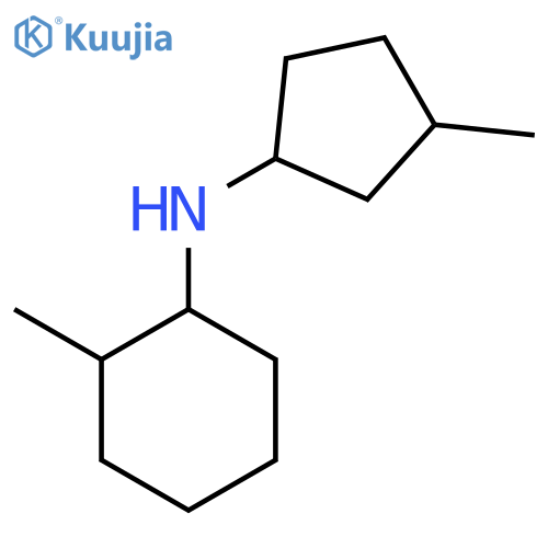 2-methyl-N-(3-methylcyclopentyl)cyclohexan-1-amine structure