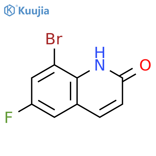 8-bromo-6-fluoro-1,2-dihydroquinolin-2-one structure