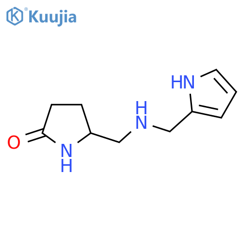 5-[(1H-pyrrol-2-ylmethylamino)methyl]pyrrolidin-2-one structure