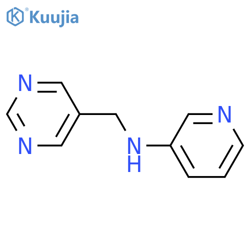 N-[(pyrimidin-5-yl)methyl]pyridin-3-amine structure