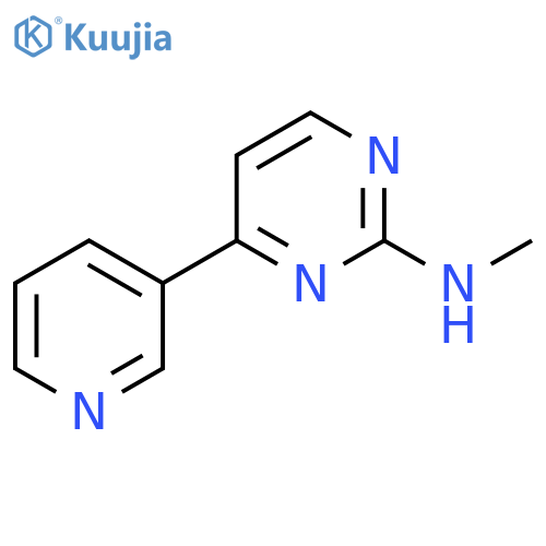 N-methyl-4-(pyridin-3-yl)pyrimidin-2-amine structure