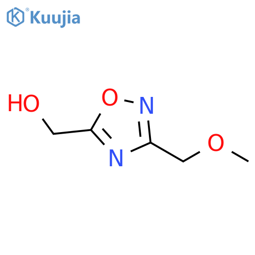 [3-(methoxymethyl)-1,2,4-oxadiazol-5-yl]methanol structure