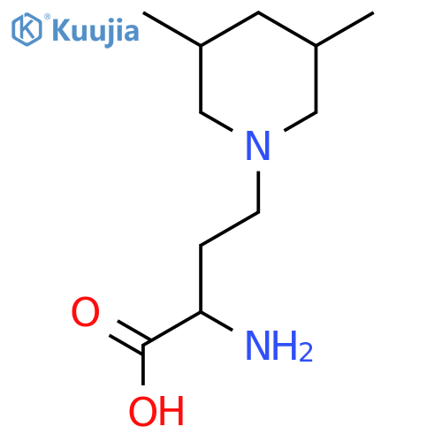 1-Piperidinebutanoic acid, α-amino-3,5-dimethyl- structure