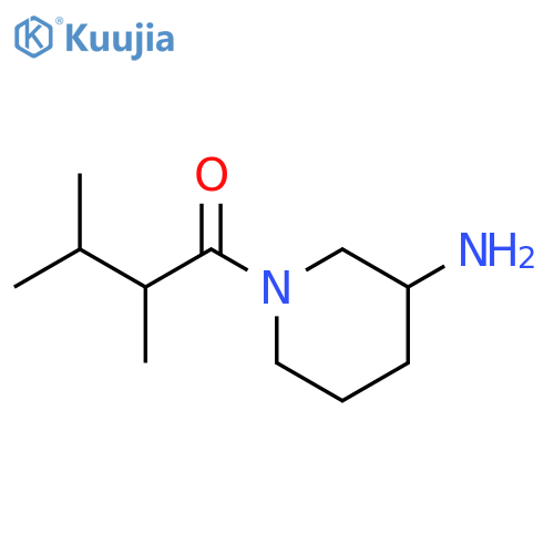 1-Butanone, 1-(3-amino-1-piperidinyl)-2,3-dimethyl- structure