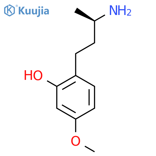 2-(3R)-3-aminobutyl-5-methoxyphenol structure