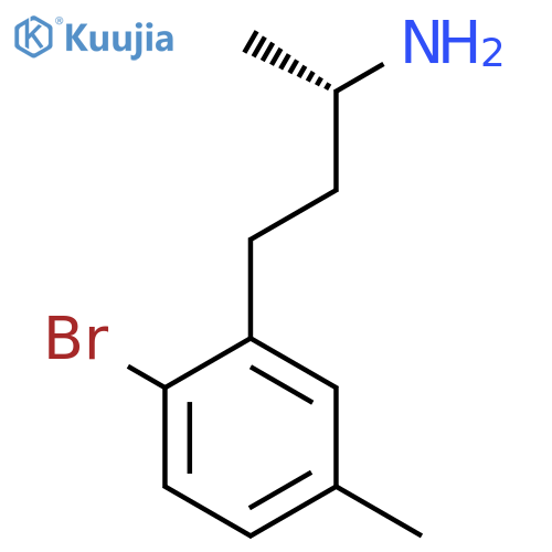 (2S)-4-(2-bromo-5-methylphenyl)butan-2-amine structure