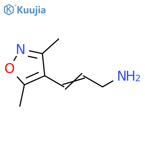 3-(3,5-dimethyl-1,2-oxazol-4-yl)prop-2-en-1-amine structure