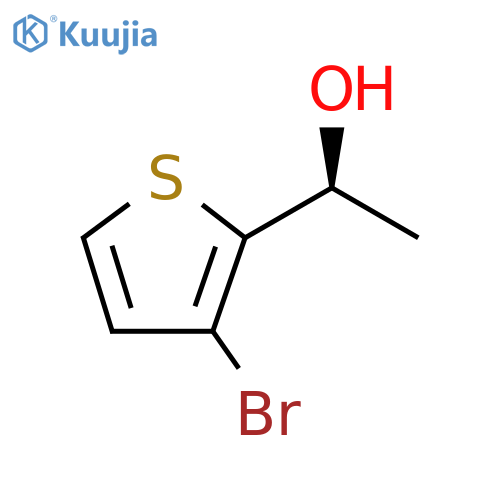 (1S)-1-(3-bromothiophen-2-yl)ethan-1-ol structure