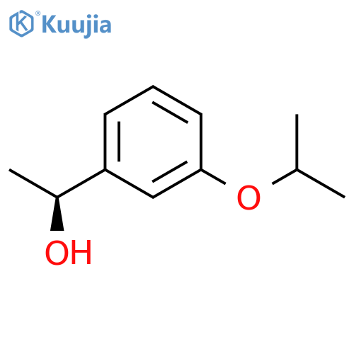 (1S)-1-3-(propan-2-yloxy)phenylethan-1-ol structure