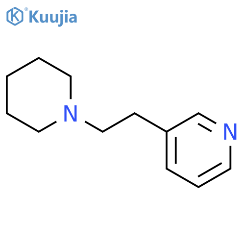 Pyridine,3-[2-(1-piperidinyl)ethyl]- structure