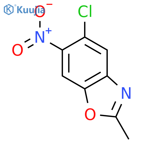 5-Chloro-2-methyl-6-nitro-1,3-benzoxazole structure