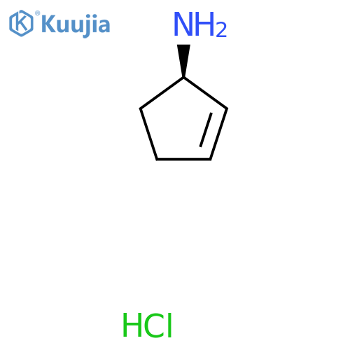(1R)-Cyclopent-2-en-1-amine;hydrochloride structure