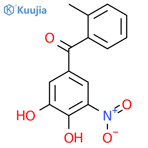 Methanone, (3,4-dihydroxy-5-nitrophenyl)(2-methylphenyl)- structure