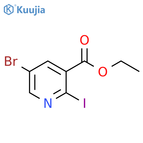 ethyl 5-bromo-2-iodo-pyridine-3-carboxylate structure