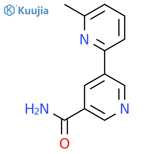 6-Methyl-[2,3'-bipyridine]-5'-carboxamide structure