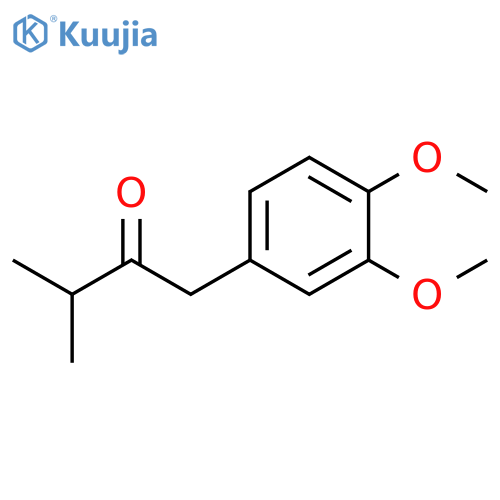 1-(3,4-dimethoxyphenyl)-3-methylbutan-2-one structure
