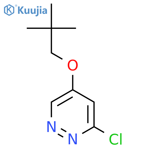 3-Chloro-5-(neopentyloxy)pyridazine structure
