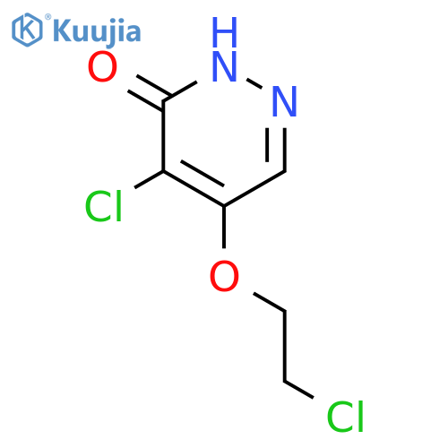 4-Chloro-5-(2-chloroethoxy)pyridazin-3(2H)-one structure
