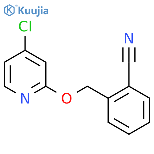 2-(((4-Chloropyridin-2-yl)oxy)methyl)benzonitrile structure