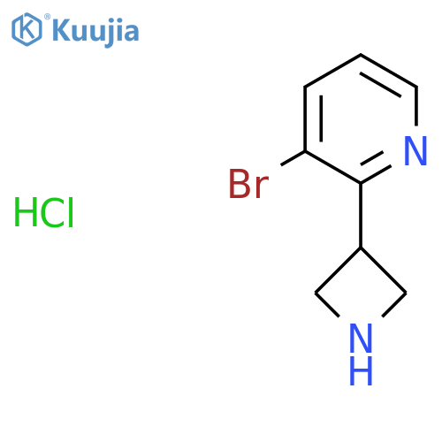 2-(Azetidin-3-YL)-3-bromopyridine hydrochloride structure