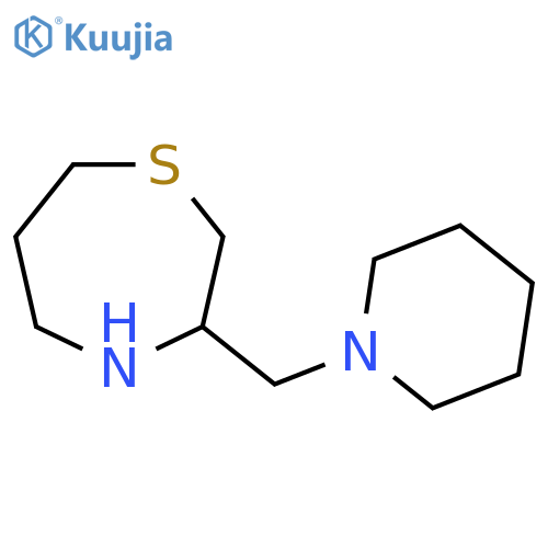 3-(Piperidin-1-ylmethyl)-1,4-thiazepane structure